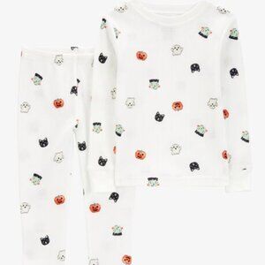 NWOT Carter's Halloween Pajamas 5T Toddler 2-Piece Halloween Cotton Blend Pajama